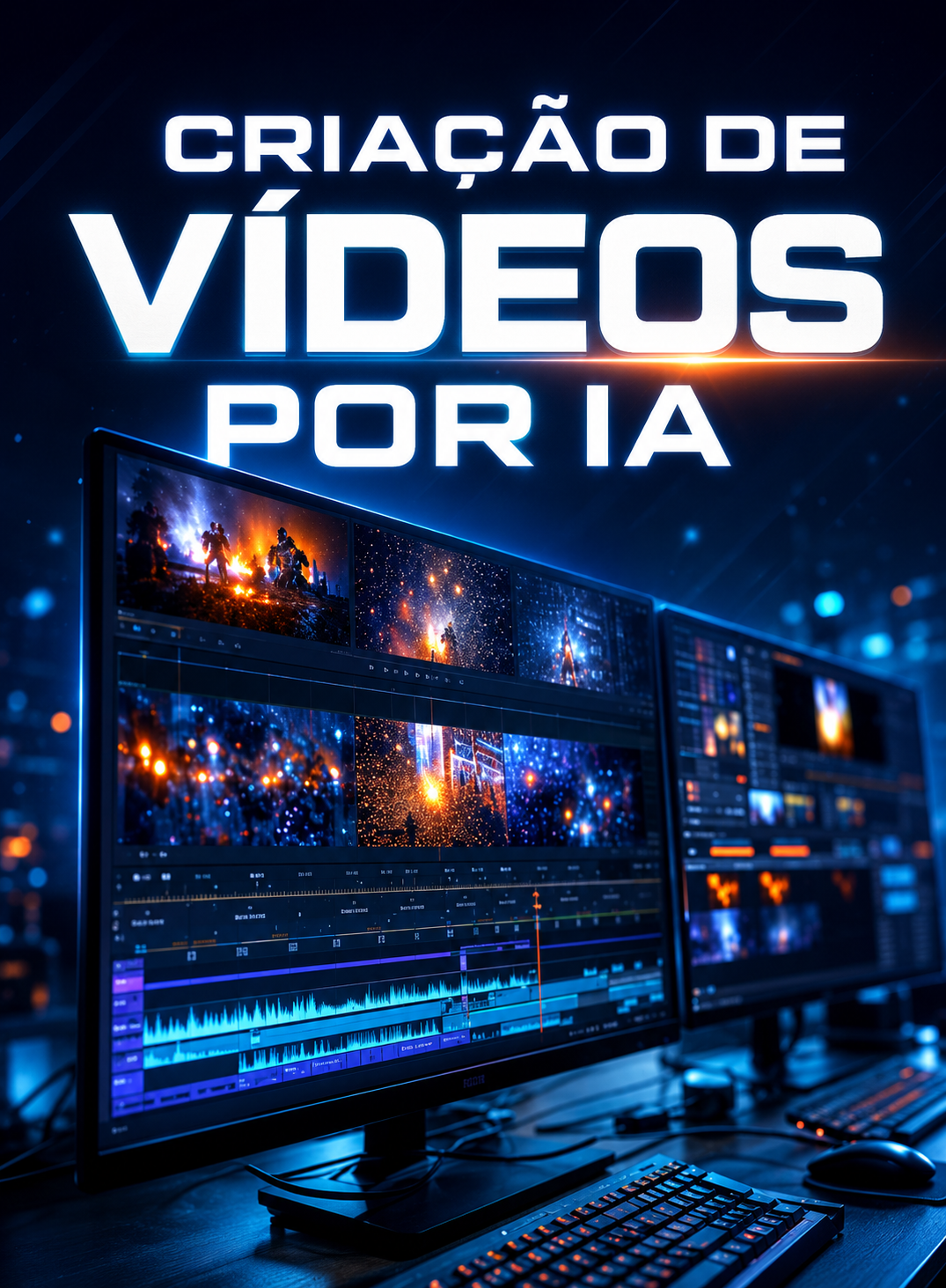 Capa do curso Criação de Vídeos por IA