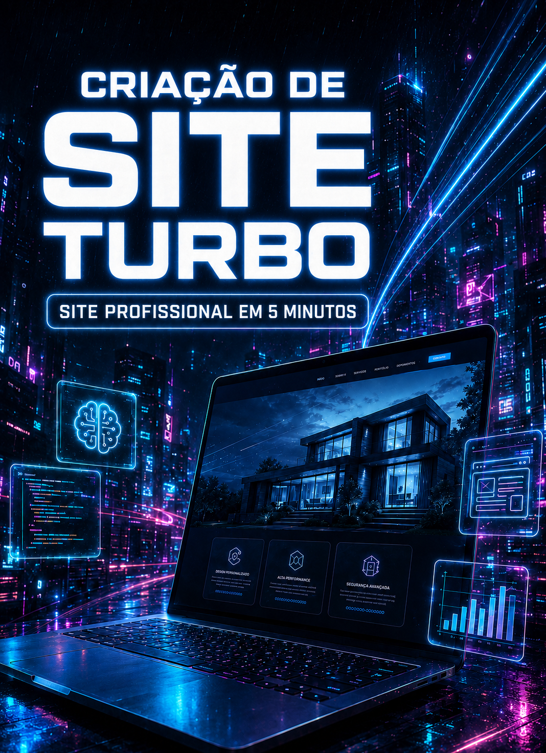 Capa do curso Criação de Site Turbo
